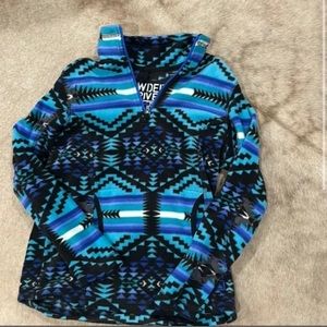 Big kids Medium Power River Outfitters half zip jacket